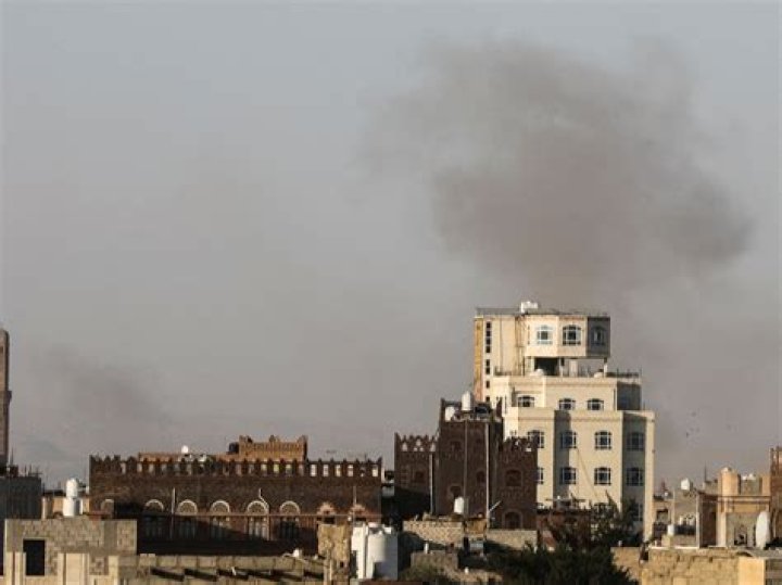 The site of strikes between Hamas and Israel in Rafah, Gaza, during the rescue operation