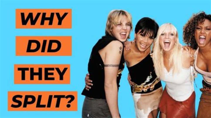 The Spice Girls split in 2000