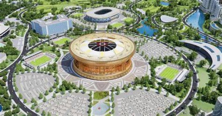 The stadium took just two years to complete