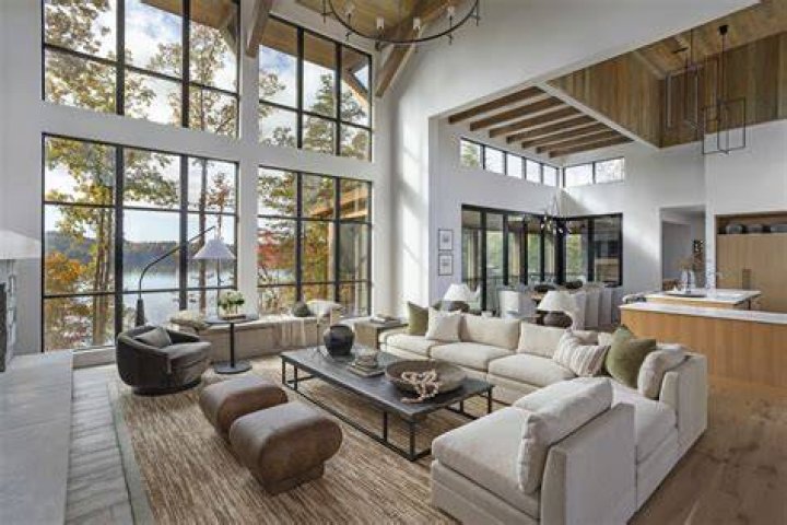 The stunning living area in the Chelsea property