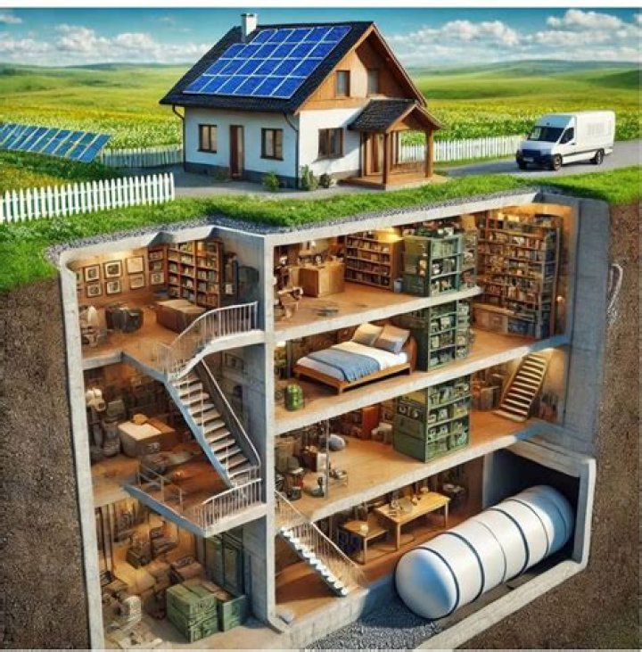 The underground homes include internet access, electricity and water