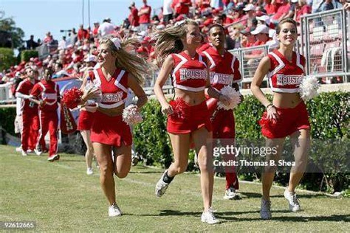The University of Houston cheerleaders in an Instagram post from January 27, 2023