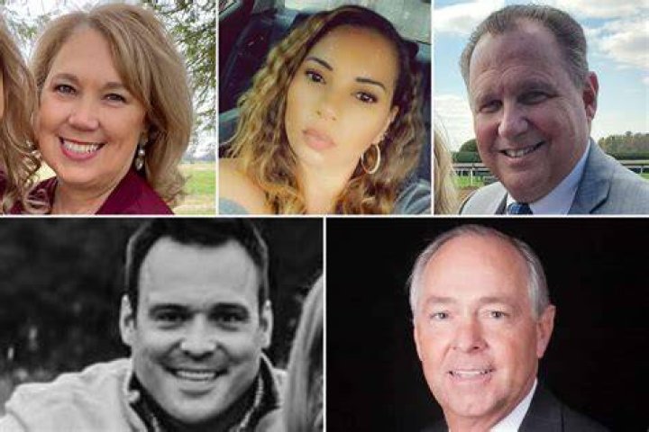 The victims of the shooting are seen pictured above