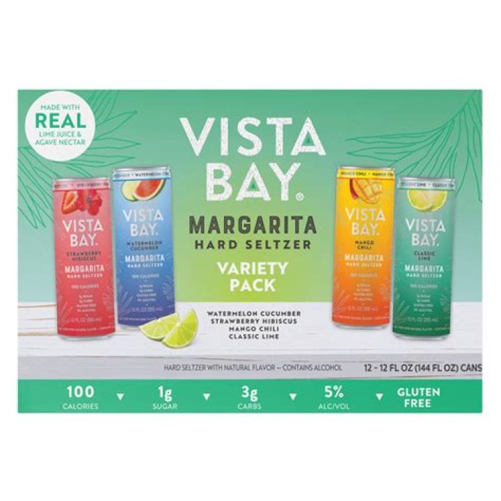 The Vista Bay Margarita Hard Seltzers are no longer available at Aldi