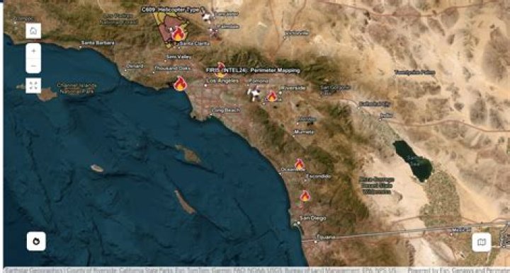The wildfires began in California after a scorching heatwave