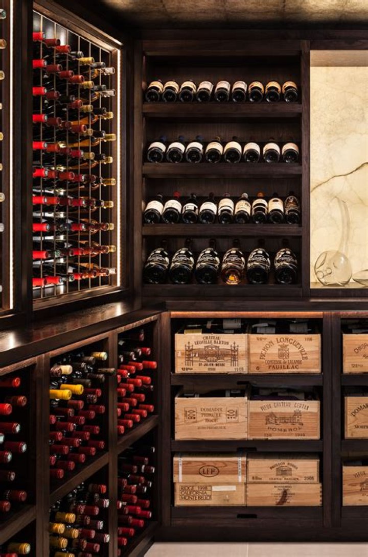The wine cellar at Scott Disick's new bachelor pad