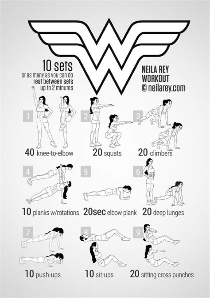 The workout wonder woman showed off her tips for getting a slim shape