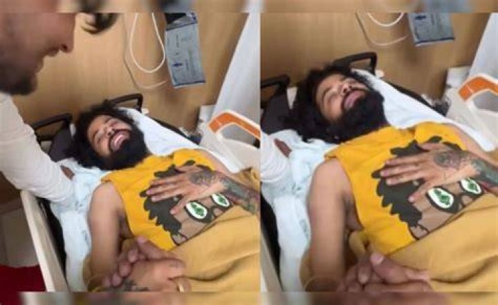 The YouTuber was seen in a video being cuffed by officers