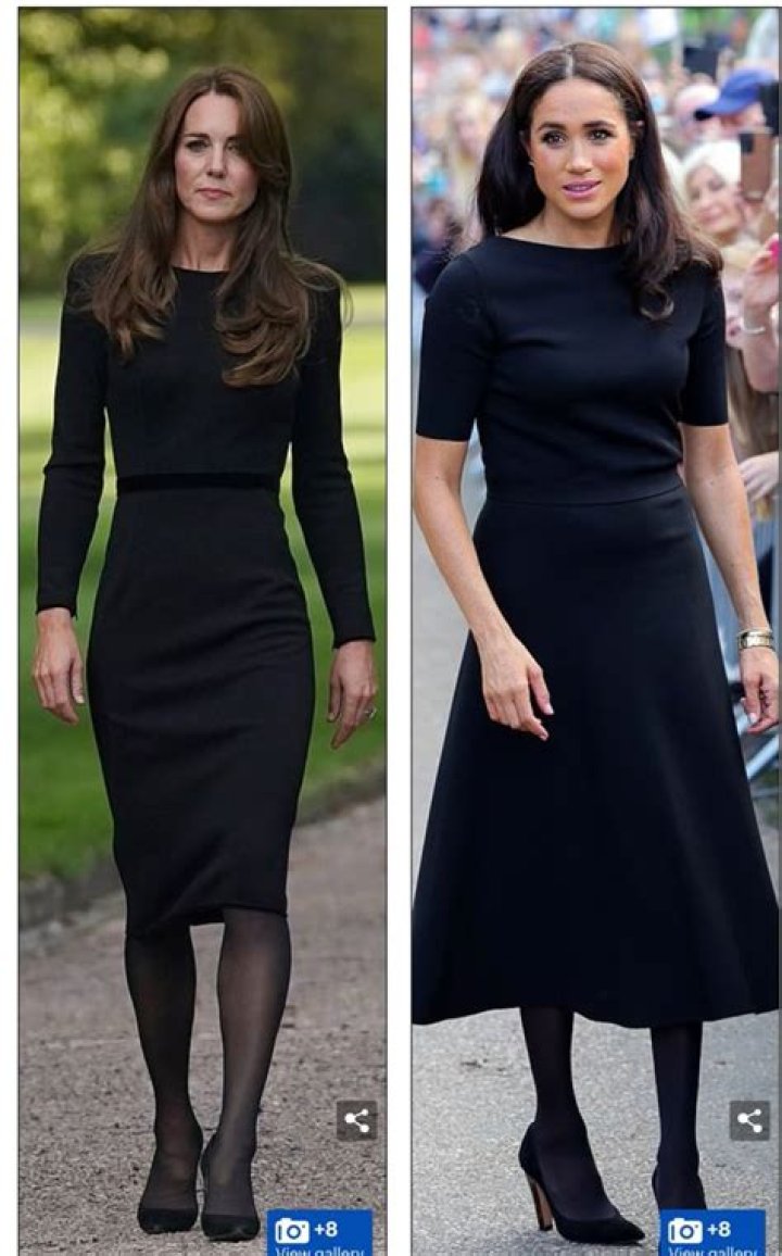 They both wore sombre outfits to the meeting