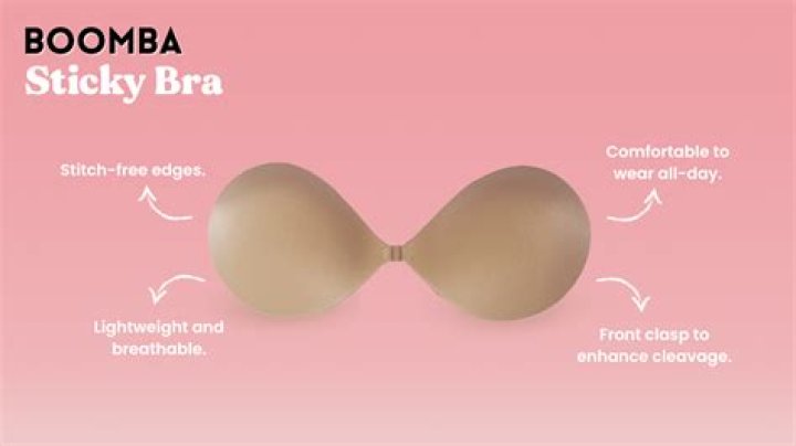 They showed viewers sticky bra padding from PariBelles, which hooks in the center and applies easily