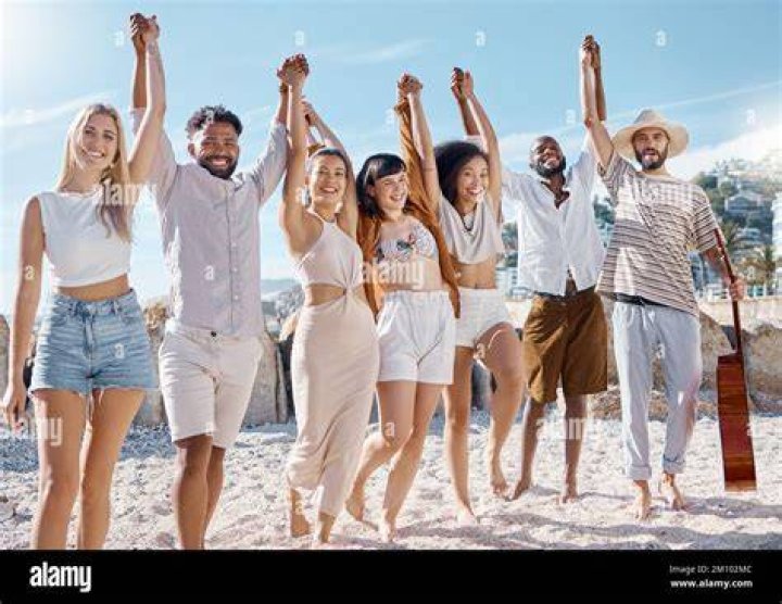 They spent their time enjoying drinks on the beach