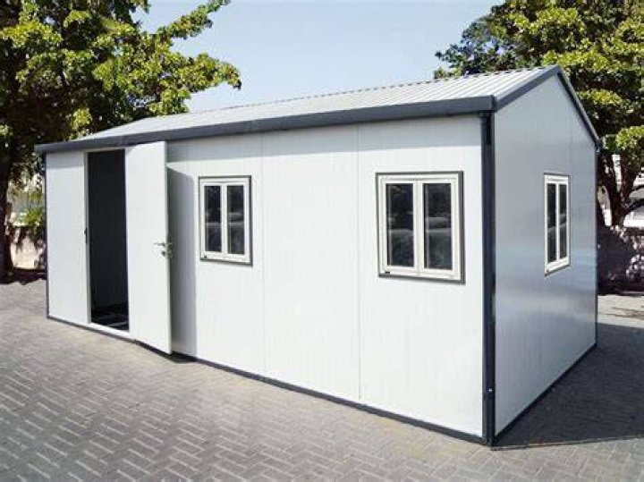This Duramax prefabricated building is available on Amazon and delivers in less than 10 days