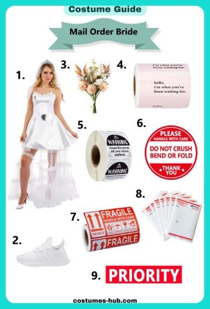  This mail order bride outfit should be returned to sender