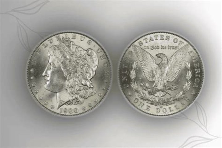 This Morgan dollar is made up of 90% silver and 10% copper