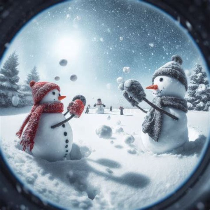 This snowman is having a great time on holiday for this upbeat advert