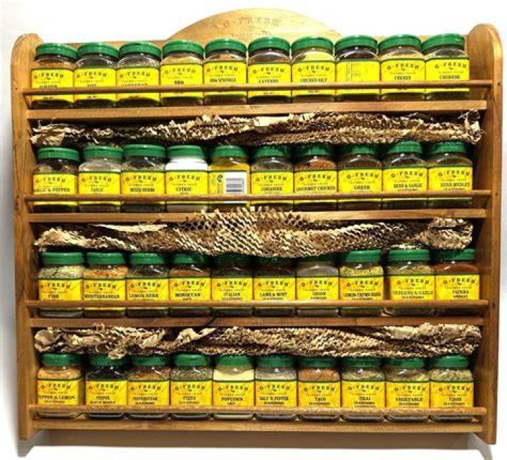This spice rack was marked down to $5 from $22