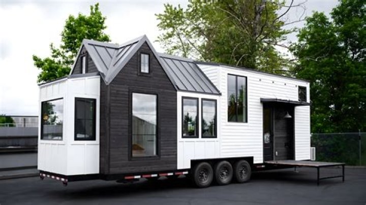 This tiny home (right) from The Home Depot cost just $8, 967