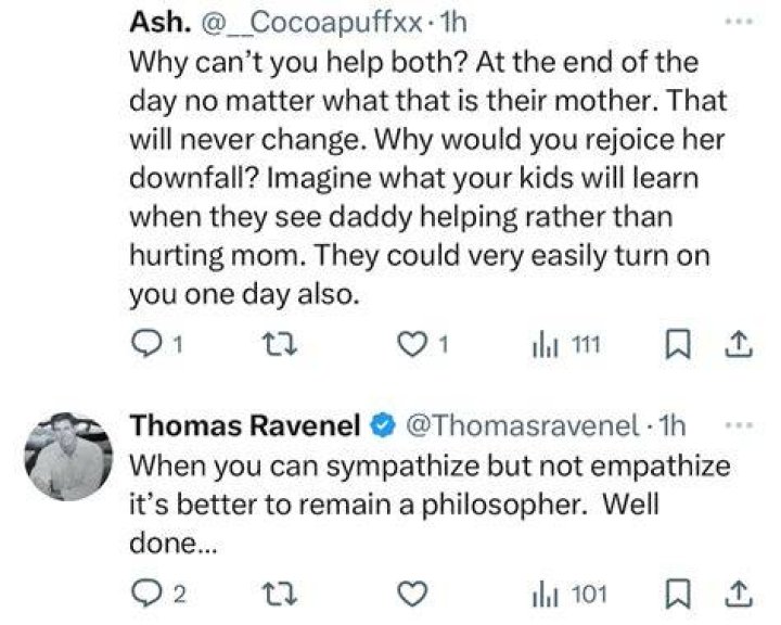 Thomas claims she leaves the children home alone