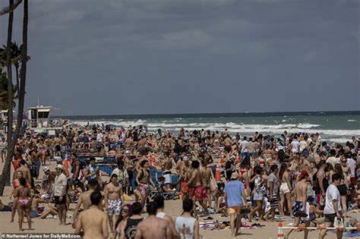 Thousands have descended upon Florida beaches for Spring Break
