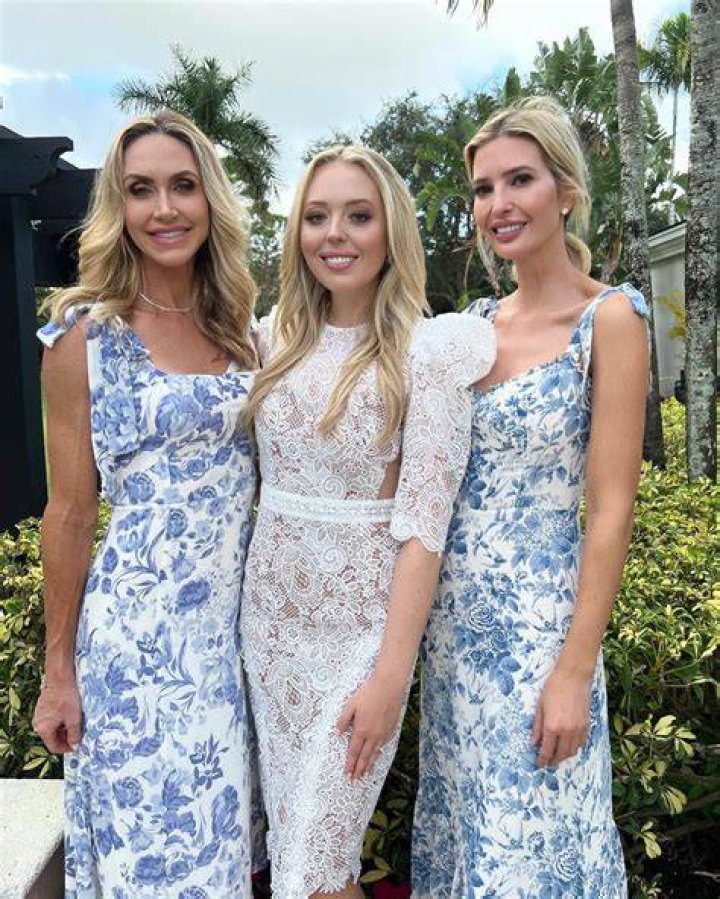 Tiffany with Lara and Ivanka at her lavish bridal shower