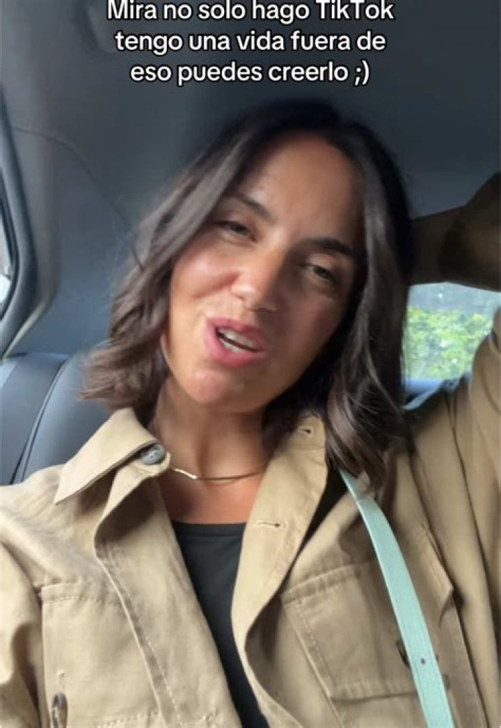 TikTok user Calita Fire described herself in her video as a 'hairy Barbie'