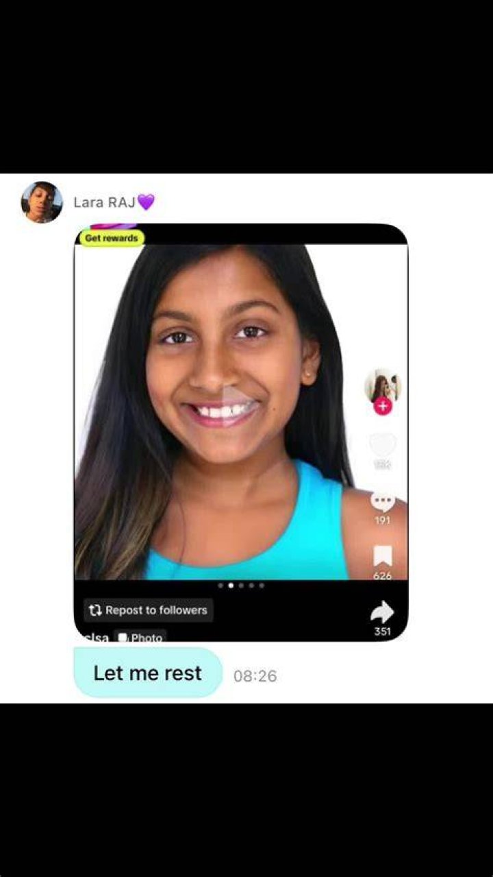 TikTok user Lara showed her followers the bikini top that provided her larger chest with full support