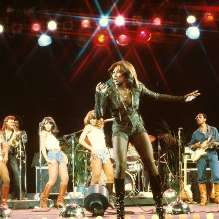Tina's steamy duet with Rolling Stones singer Mick Jagger in 1980