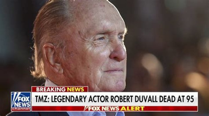 TMZ confirmed Robert's passing on Sunday