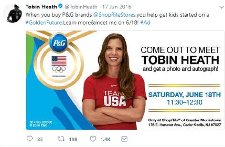 Tobin Heath Net Worth, Income, Salary, Earnings, Biography, How much money make?