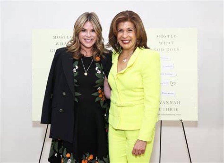 Todays Jenna Bush Hager Clarifies Hoda Kotb Is Not Dating Her Driver Eddie Shes Still Looking