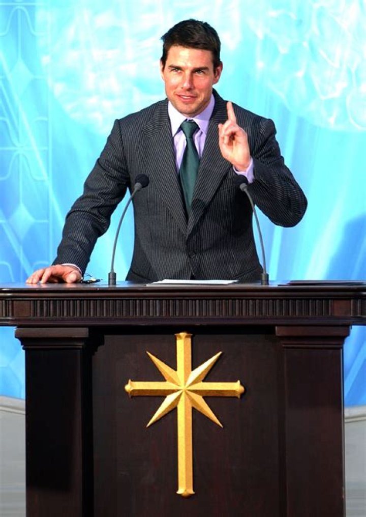 tom cruise at scientology opening