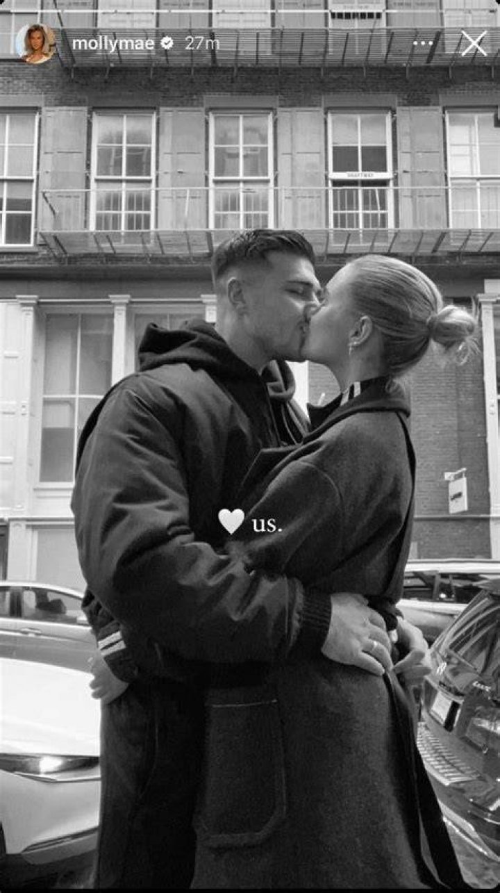 Tommy and Molly celebrating Valentine's Day together
