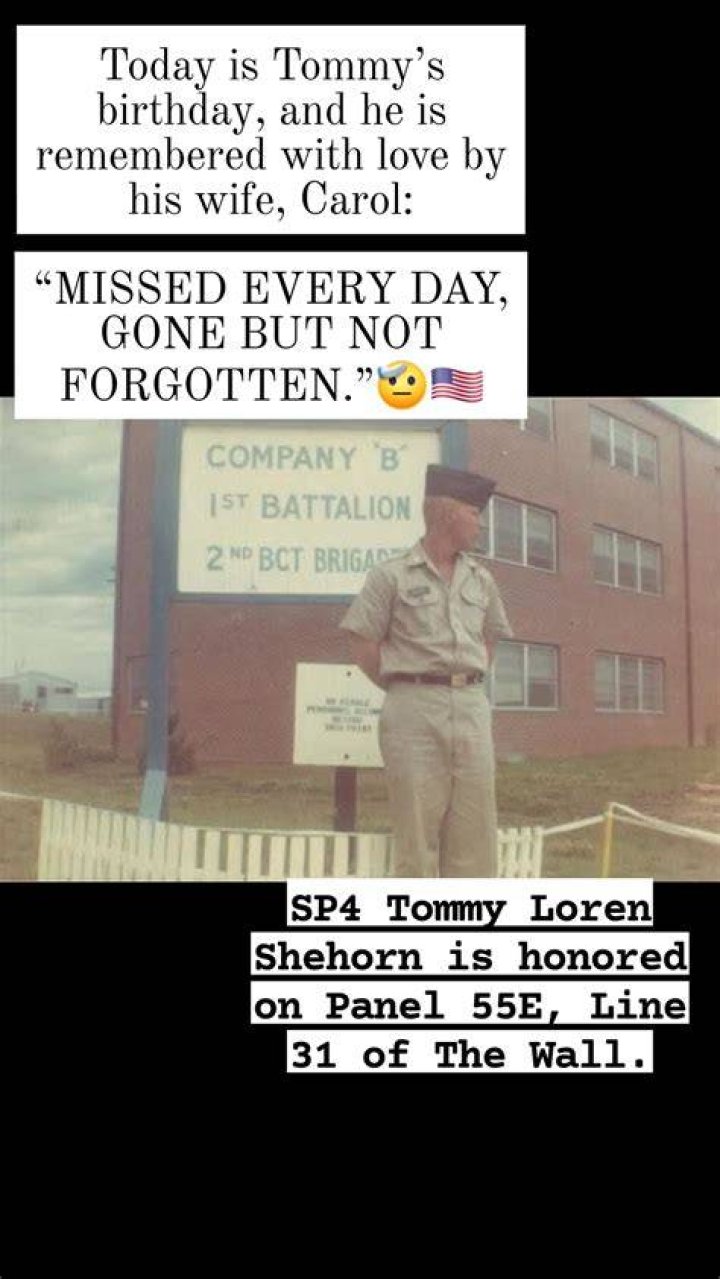 Tommy remembered his friend on social media