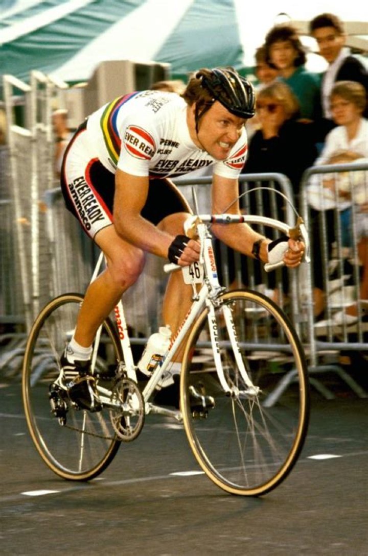 Tony Doyle won the second of his two individual pursuit world titles in 1986