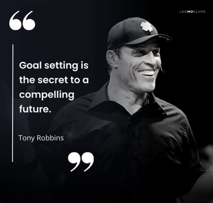 Tony Robbins is a life coach, public speaker and author from California