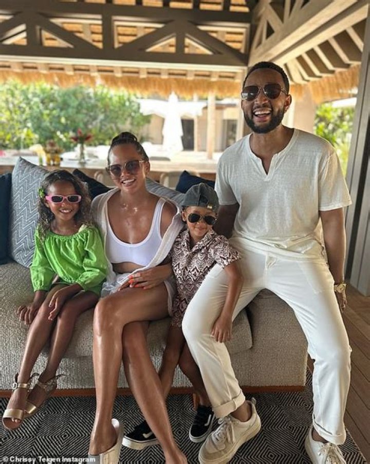Too Cute! Chrissy Teigen and John Legend Dress Up for Luna's Backyard Tea Party