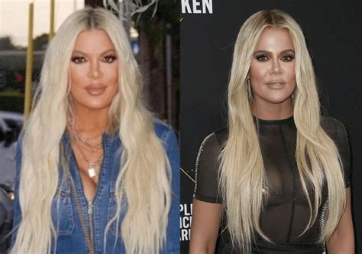 Tori even looked like Khloe when she rocked a puffy black dress and neon green pumps