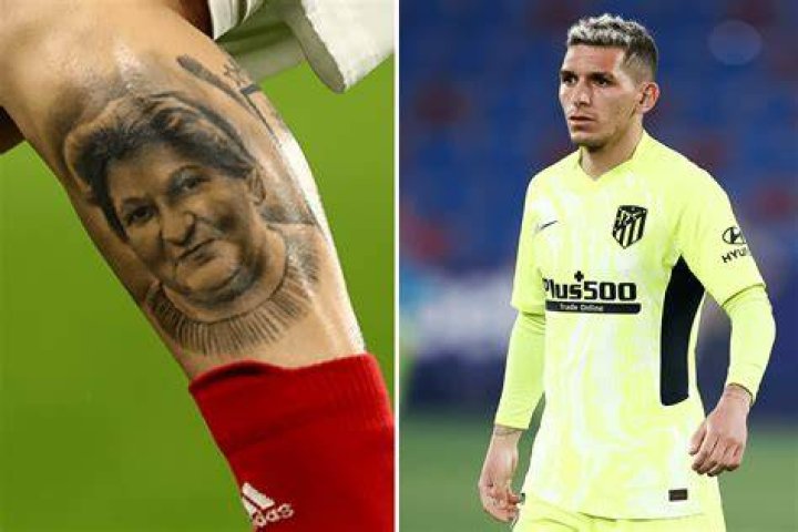  Torreira has tattooed his mum Viviana's face on his leg