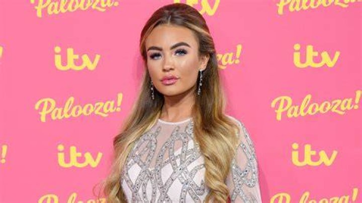 Towie's Sam Faiers wrote that she was 'feeling very Jessica Rabbit' in this strapless Rare London dress in 2016