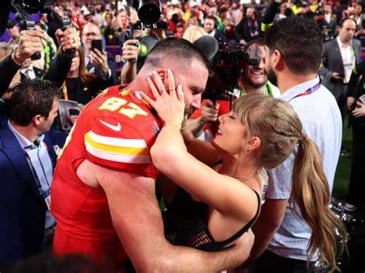 Travis Kelce is enjoying the festivities in Kansas City