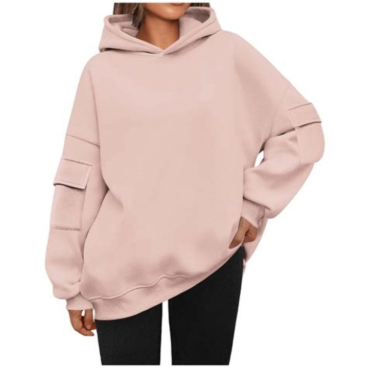 Trendy Queen Hoodies for Women Oversized Sweatshirts Cute Long Sleeve Shirts Sweaters Fleece Loose Fit Casual Pullover Fall Clothes Winter Outfits Y2k Fashion 2023 Grey