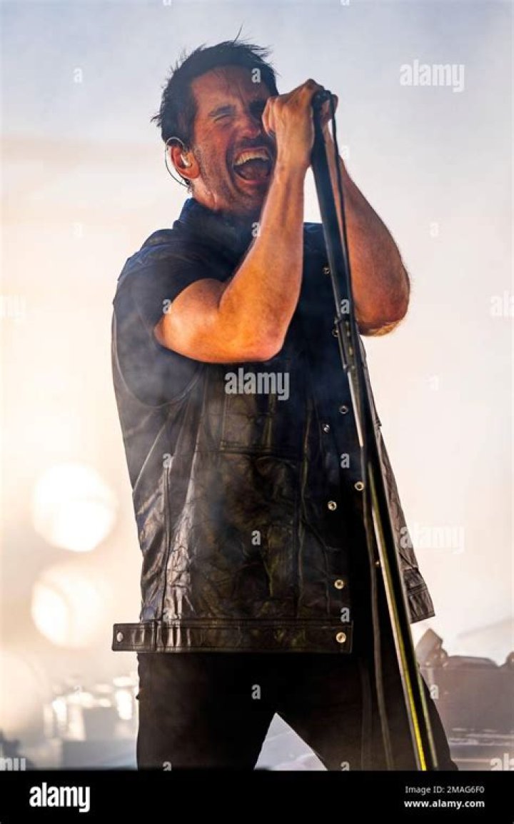 Trent Reznor of Riot Fest headlining band Nine Inch Nails.
