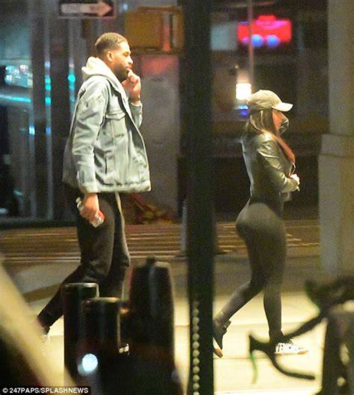 Tristan was pictured kissing Lani in 2018