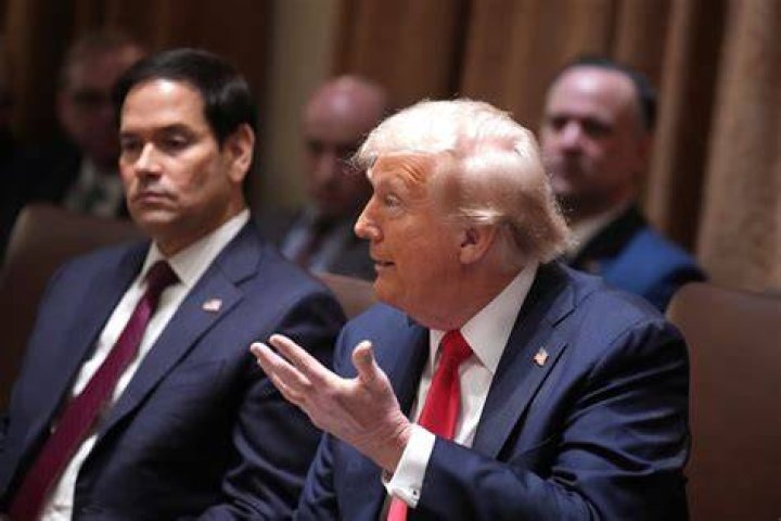Trump makes an exasperated face as she lounges with her group