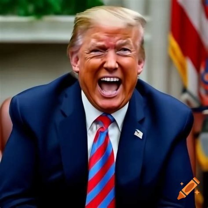 Trump was seen laughing and smiling with her friends