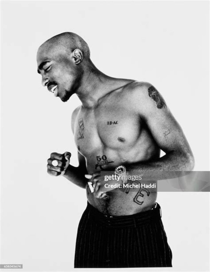 Tupac's bullet-ridden BMW lies abandoned on the streets of Sin City