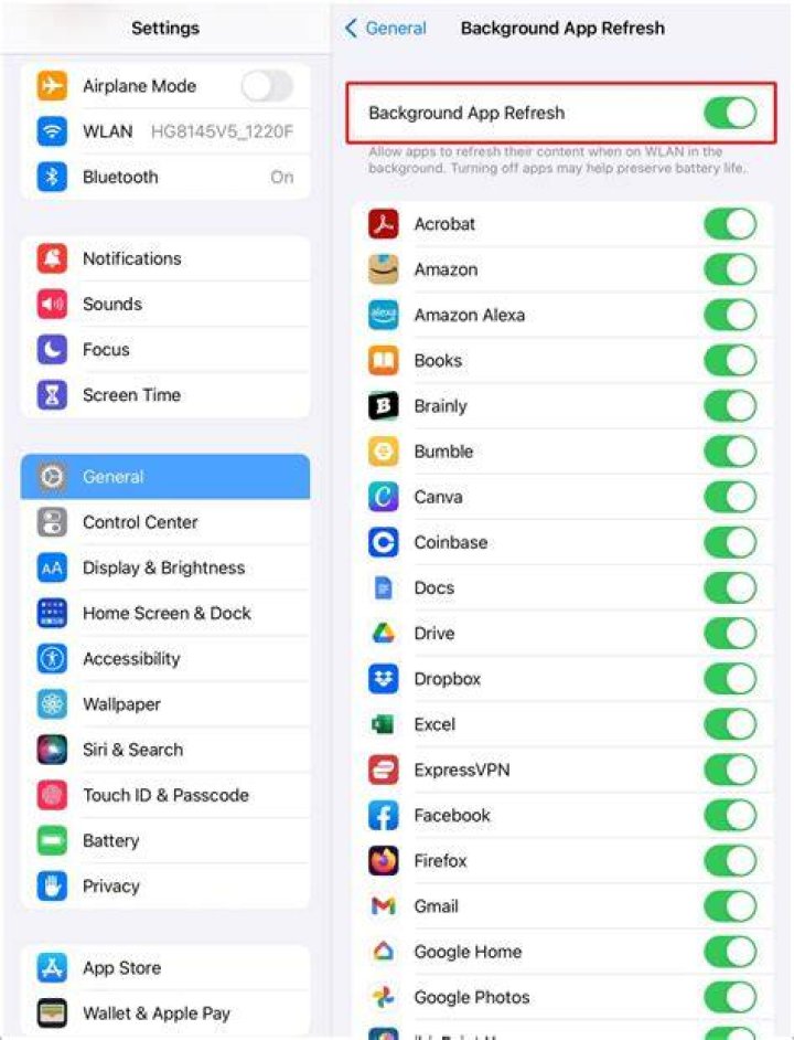  Turn off Background App Refresh for select apps to save battery and ensure a quicker charge if you find your iPhone is charging slow
