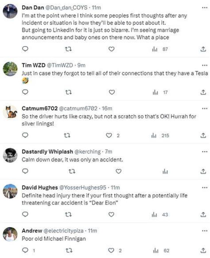  Twitter users poked fun of the surprising gesture