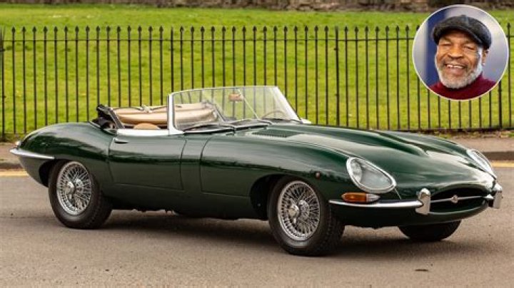  Tyson added a Jaguar E-Type to his car collection in the 2000s