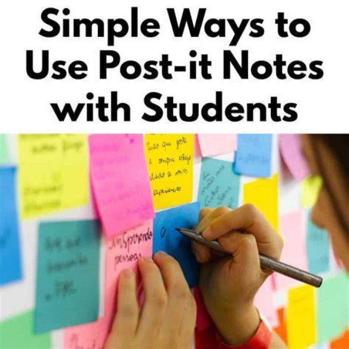 Use Post-It notes to display positive affirmations